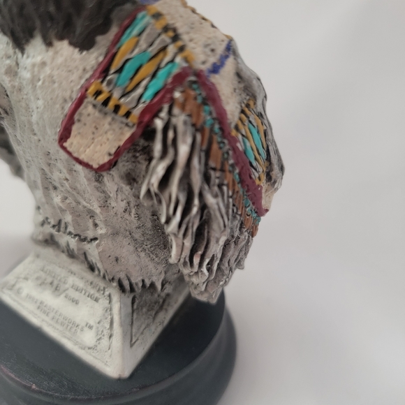 Chief Red Cloud Pewter Bust - Picture 7 of 8